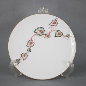 Tuscan Fine English Multi Color Leaf Motif Bone China 8" Plate